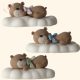 Alvó Maci – Kézzel Készült Cukor Tortafigura (7 cm)