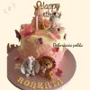 Cukor víziló tortafigura – szafari állatos tortadísz (fiús/lányos)