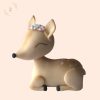 Cukor őzike figura – 8-10 cm –ányos változat – egyedi kidolgozás (tortadísz)