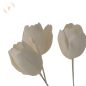 Tulipán cukorvirág – kézzel készült fondant virág tortadísz több színben (7 cm)
