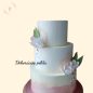 Tulipán cukorvirág – kézzel készült fondant virág tortadísz több színben (7 cm)