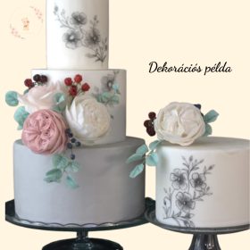 Esküvői Cukorvirág Szett – Bogyós Románc (limitált)