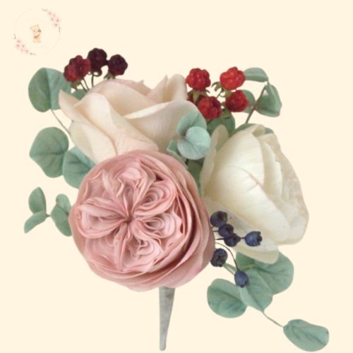 Esküvői Cukorvirág Szett – Bogyós Románc (limitált)