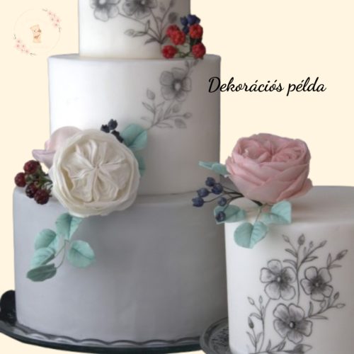 Esküvői Cukorvirág Szett – Bogyós Románc (limitált)