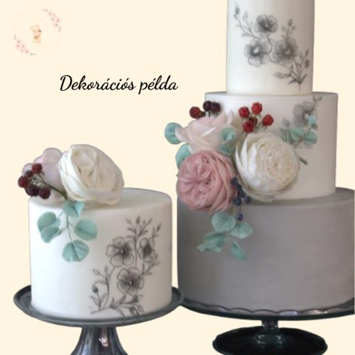 Esküvői Cukorvirág Szett – Bogyós Románc (limitált)