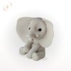 Nagy szafari elefánt cukorfigura – 10–11 cm – kézzel formázott, részletes kidolgozással