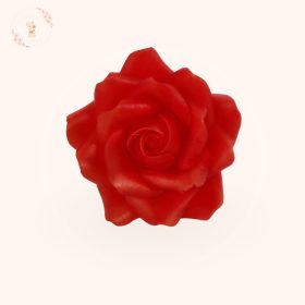 Piros cukor rózsa tortadísz kézzel készítve – fondant rózsa tortára