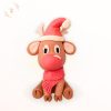 Reindeer sugar figurine – ünnepi tortadekoráció karácsonyra és Mikulásra (9 cm