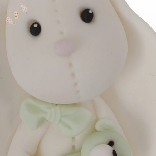 tavaszi hangulatú nyuszi tortadísz